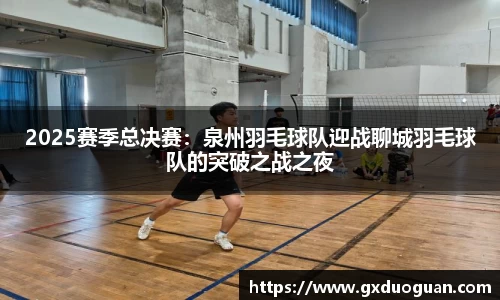 2025赛季总决赛：泉州羽毛球队迎战聊城羽毛球队的突破之战之夜